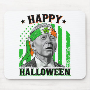 Alfombrilla De Ratón Feliz Halloween Funny Joe Biden St Patricks Day Fl