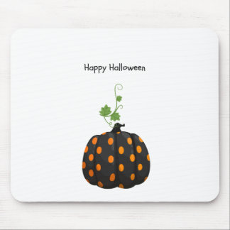 Alfombrilla De Ratón Feliz Halloween Polka Dot Pumpkin Mouse Pad