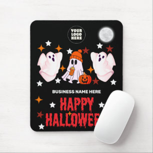 Alfombrilla De Ratón Feliz Halloween Ratón Fantasma – Ratón Encantador