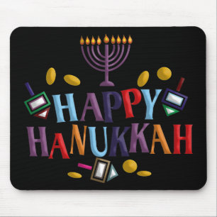 Alfombrilla De Ratón Feliz Hanukkah