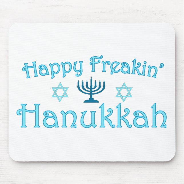 Alfombrilla De Ratón feliz hanukkah (Frente)