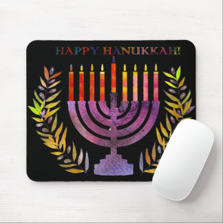 Alfombrilla De Ratón Feliz Hanukkah Mousepad