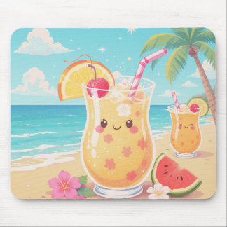ALFOMBRILLA DE RATÓN FELIZ KAWAII HAWAI 