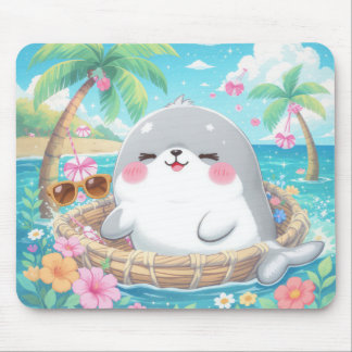 ALFOMBRILLA DE RATÓN FELIZ KAWAII HAWÁI 