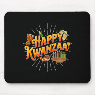 Alfombrilla De Ratón Feliz Kwanzaa - Festival del Patrimonio Africano A