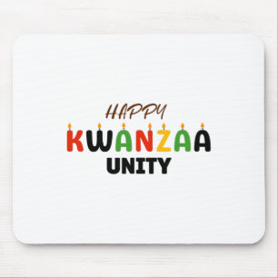 Alfombrilla De Ratón Feliz Kwanzaa Kinara-Siete Principios De Kwanzaa U