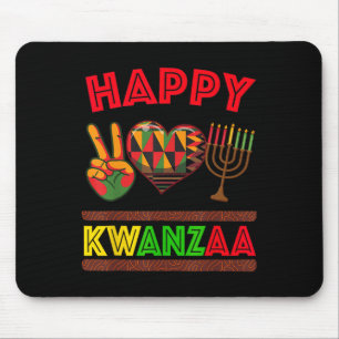 Alfombrilla De Ratón Feliz Kwanzaa Siete Principios De Las Mujeres Kwan