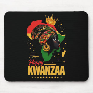 Alfombrilla De Ratón Feliz Kwanzaa Siete Principios De Las Mujeres Kwan