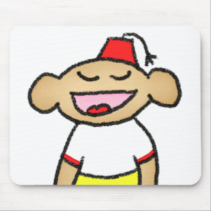 Alfombrilla De Ratón Feliz Mousepad de mono