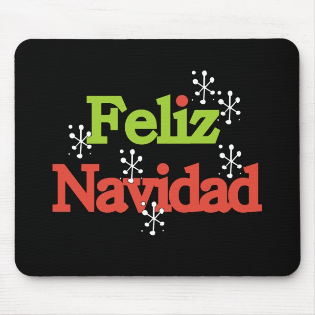 Alfombrilla De Ratón Feliz Navidad (Frente)