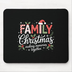 Alfombrilla De Ratón Feliz Navidad a Navidades de la familia Santa Hat