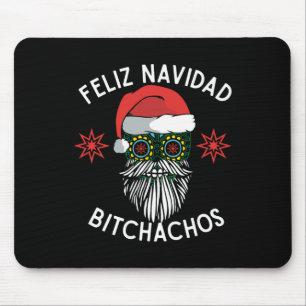 Alfombrilla De Ratón Feliz Navidad Achos Funny Navidad Española