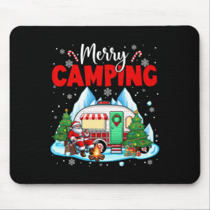 Alfombrilla De Ratón Feliz Navidad Camping Santa Fuera Partido Deportes