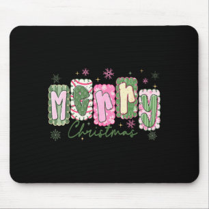 Alfombrilla De Ratón Feliz Navidad Chica Prepada Chicas Mujeres Niños N