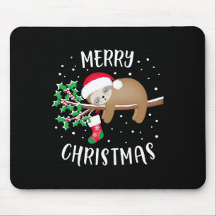 Alfombrilla De Ratón Feliz Navidad Curte Slote Xmas Traje de Navidad Fa