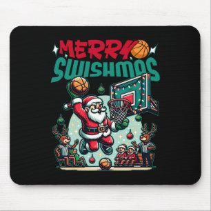 Alfombrilla De Ratón Feliz Navidad de Swishmas Navidad Funny el básquet