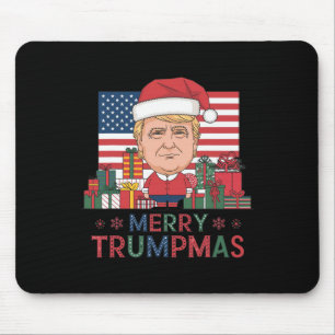 Alfombrilla De Ratón Feliz Navidad Donald Trump Papá Noel