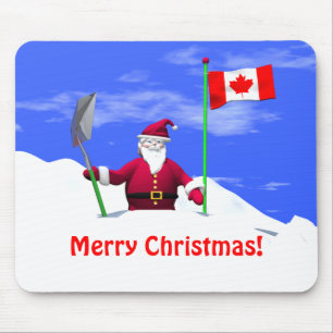 Alfombrilla De Ratón Feliz Navidad en Canadá