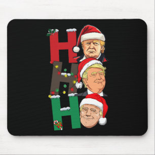 Alfombrilla De Ratón Feliz Navidad Ho Ho Ho Ho Ho Trump Santa Light Nav