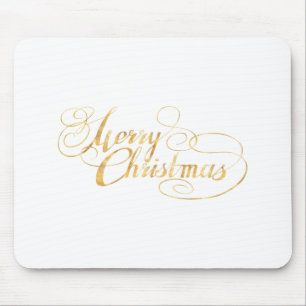 Alfombrilla De Ratón Feliz Navidad (ORO)