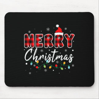Alfombrilla De Ratón Feliz Navidad pijamas familiares a juego Santa Hol