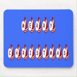 Alfombrilla De Ratón Feliz Navidad Santa Claus Font