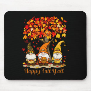 Alfombrilla De Ratón Feliz Otoño Para Todos Hojas de Otoño Gnomos Feliz