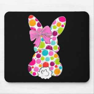 Alfombrilla De Ratón Feliz Pascua, Chicas de conejo conejo conejo conej