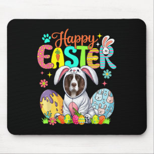 Alfombrilla De Ratón Feliz Pascua Inglés Springer Spaniel Cosplay Bunn
