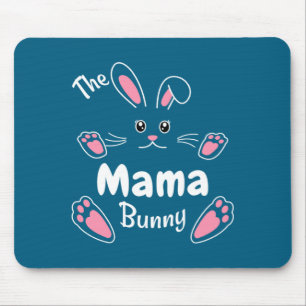 Alfombrilla De Ratón Feliz Pascua La Mamá Coneja Coincide con la Famili