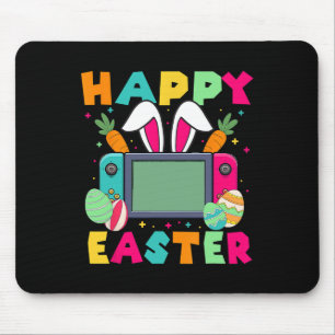 Alfombrilla De Ratón Feliz Pascua Videojuego Conejo Controlador de Jueg