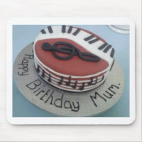 Feliz pastel de mamá de cumpleaños