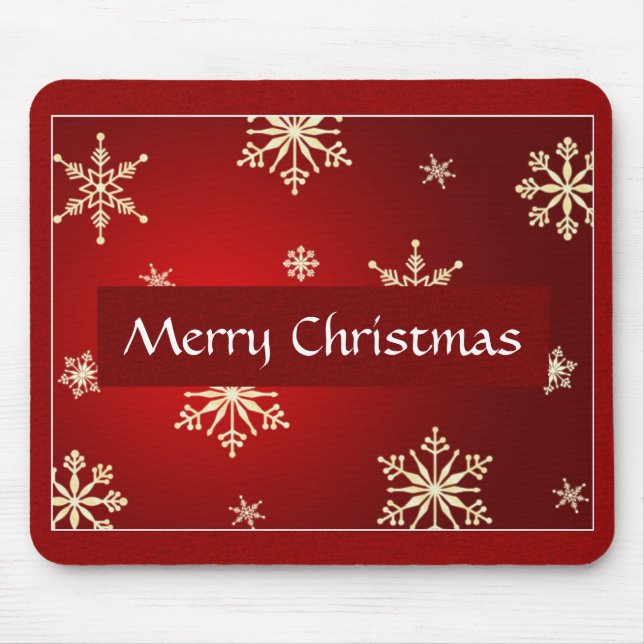 Alfombrilla De Ratón Feliz Personalizable navideño (Frente)