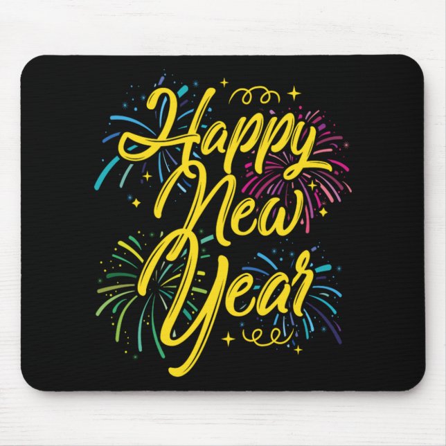 Alfombrilla De Ratón Feliz regalo de Nochevieja 2020 (Frente)