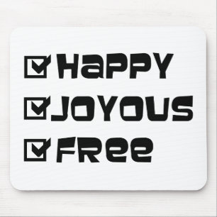 Alfombrilla De Ratón Feliz regocijo gratis