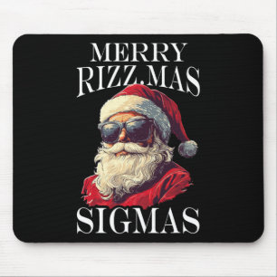 Alfombrilla De Ratón Feliz Rizzmas Sigmas - Navidad Christmas Santa Cla