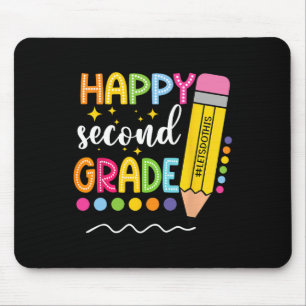 Alfombrilla De Ratón Feliz Segundo Grado Primer Día De Escuela Vuelta A