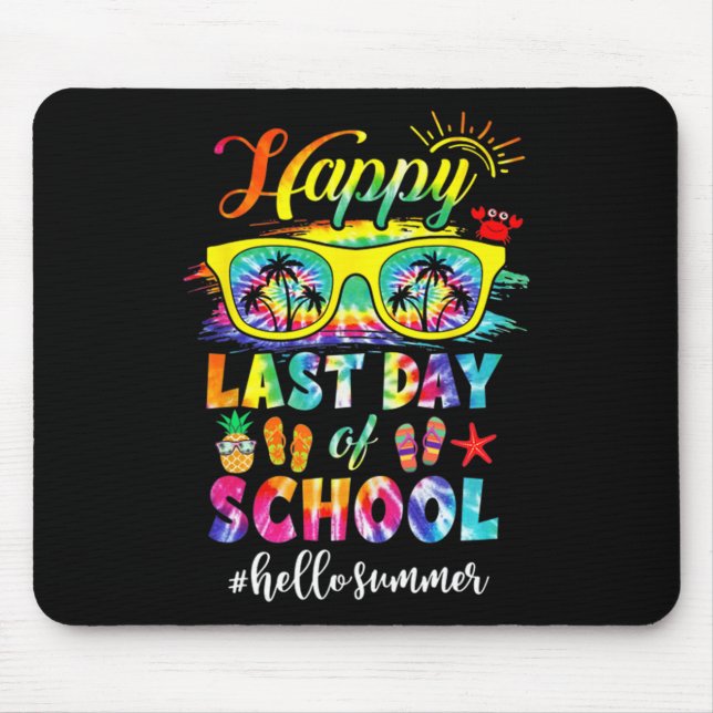 Alfombrilla De Ratón Feliz Último Día De Colegio Hola Escultor De Veran (Frente)