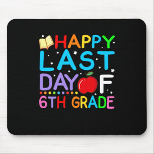 Alfombrilla De Ratón Feliz Último Día De Graduación De 6º Grado