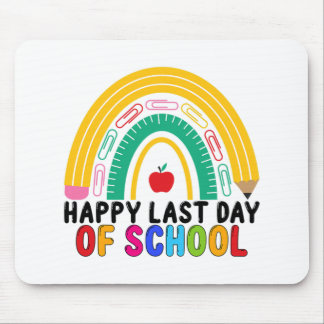 Alfombrilla De Ratón Feliz Último Día De Graduación Escolar De Estudian