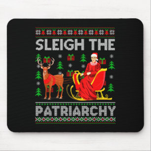 Alfombrilla De Ratón Feminista Ruth Bader Ginsburg Rbg Trineo De Navida