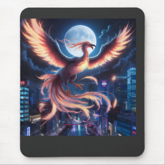 Alfombrilla De Ratón Fênix flamejante Mousepad