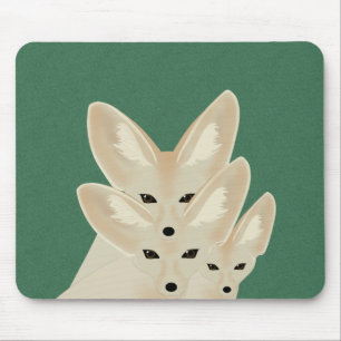 Alfombrilla De Ratón Fennec Foxes Mousepad