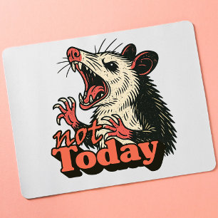 Alfombrilla De Ratón Feral Angry Possum No Tipografía Actual