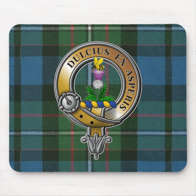 Alfombrilla De Ratón Ferguson Tartan & Badge (Frente)