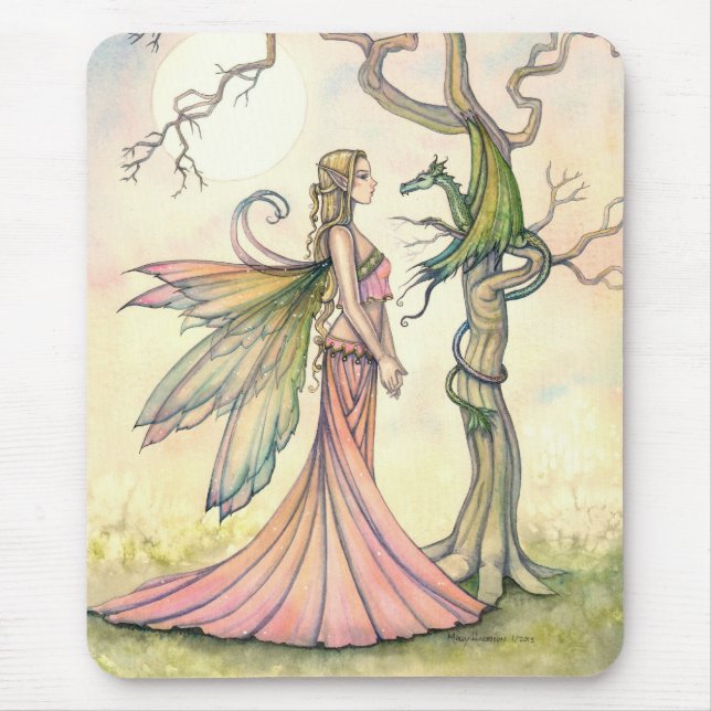 Alfombrilla De Ratón Feria física y arte de fantasía dramático (Frente)