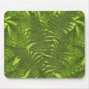 Alfombrilla De Ratón Fern en verde