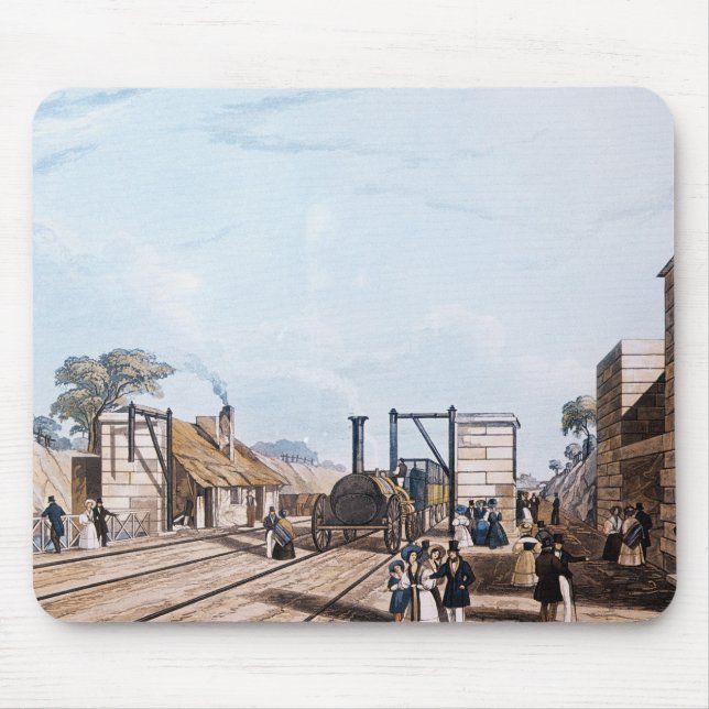 Alfombrilla De Ratón Ferrocarril de Liverpool y de Manchester: (Frente)