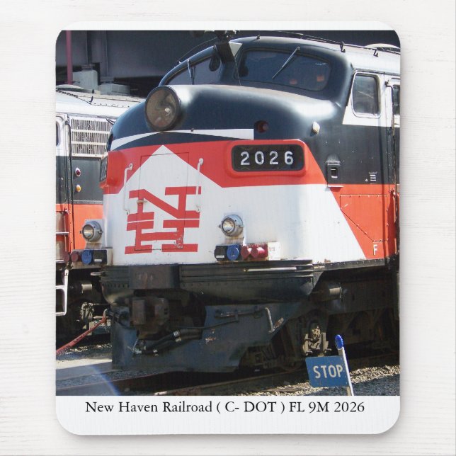 Alfombrilla De Ratón Ferrocarril New Haven ( C- DOT ) FL 9M 2026 (Frente)
