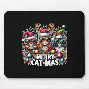 Alfombrilla De Ratón Ferry Catmas Cat-mas Crew Navidades Divertidos Gat